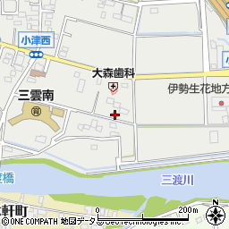 三重県松阪市小津町493-1周辺の地図