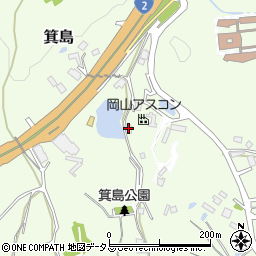 橋本産業株式会社　岡山生コンクリート早島工場周辺の地図