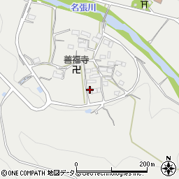 三重県名張市上比奈知2235周辺の地図