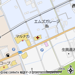 コメリハード＆グリーン矢掛店周辺の地図