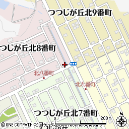 三重県名張市つつじが丘北８番町54周辺の地図