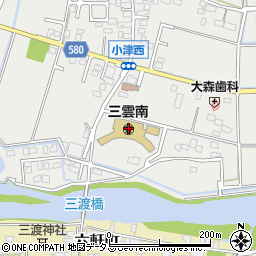 松阪市立　三雲南幼稚園周辺の地図