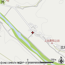 三重県名張市上比奈知698-1周辺の地図