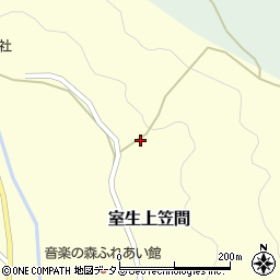 奈良県宇陀市室生上笠間190周辺の地図