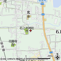奈良県天理市石上町462周辺の地図