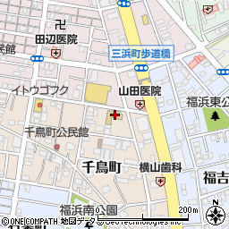 ちどり保育園周辺の地図