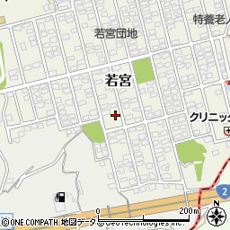 岡山県都窪郡早島町若宮20-21周辺の地図