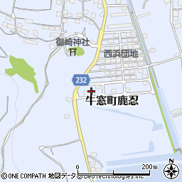 岡山県瀬戸内市牛窓町鹿忍847-86周辺の地図