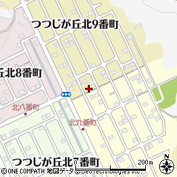 三重県名張市つつじが丘北９番町28周辺の地図