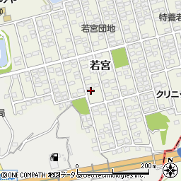 岡山県都窪郡早島町若宮20-9周辺の地図
