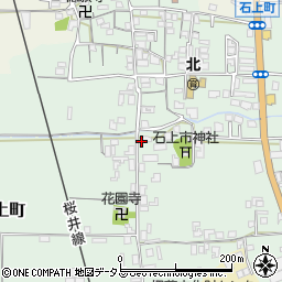 奈良県天理市石上町264周辺の地図