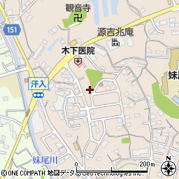 妹尾上寺公園周辺の地図