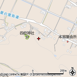 岡山県小田郡矢掛町本堀852周辺の地図