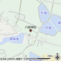 八桂神社周辺の地図