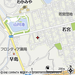 岡山県都窪郡早島町若宮16-8周辺の地図