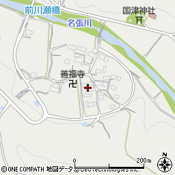 三重県名張市上比奈知2228周辺の地図