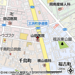 ゆずりは薬局三浜店周辺の地図