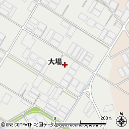 愛知県田原市若見町（大場）周辺の地図