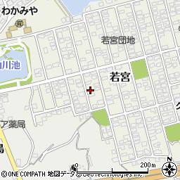 岡山県都窪郡早島町若宮19-5周辺の地図