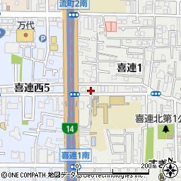 岸田清掃株式会社周辺の地図