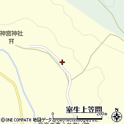 奈良県宇陀市室生上笠間69周辺の地図