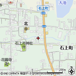 奈良県天理市石上町465-1周辺の地図