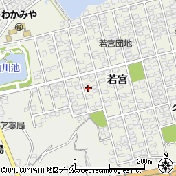 岡山県都窪郡早島町若宮19-4周辺の地図