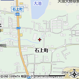 奈良県天理市石上町496周辺の地図