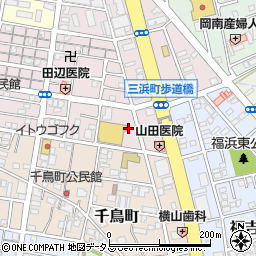 コスモス調剤薬局　三浜店周辺の地図