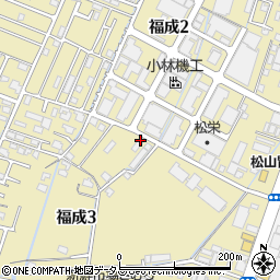 岡山ヤクルト販売株式会社　福成センター周辺の地図