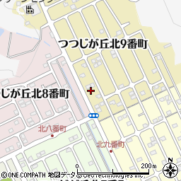 三重県名張市つつじが丘北９番町128周辺の地図