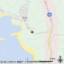 静岡県賀茂郡南伊豆町中木1697周辺の地図