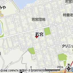 岡山県都窪郡早島町若宮20-16周辺の地図