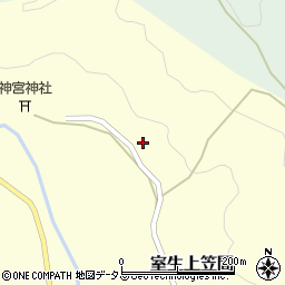 奈良県宇陀市室生上笠間121周辺の地図