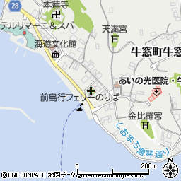 瀬戸内市役所　産業建設部瀬戸内市観光センター・瀬戸内きらり館周辺の地図