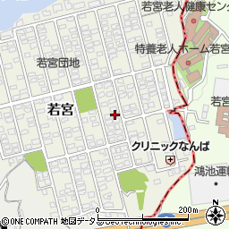 岡山県都窪郡早島町若宮23-5周辺の地図
