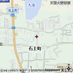 奈良県天理市石上町493周辺の地図