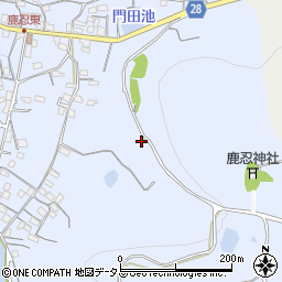 岡山県瀬戸内市牛窓町鹿忍507-2周辺の地図