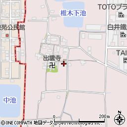 奈良県大和郡山市椎木町60-7周辺の地図