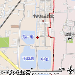 奈良県生駒郡安堵町東安堵53周辺の地図