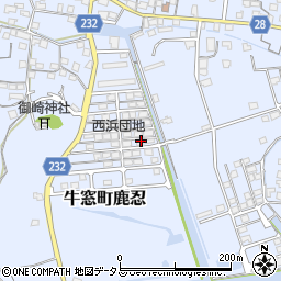 岡山県瀬戸内市牛窓町鹿忍847-55周辺の地図