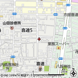大阪歯科センターみやの歯科医院周辺の地図