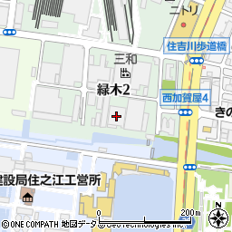 ヤマトヨ産業住之江物流センター周辺の地図