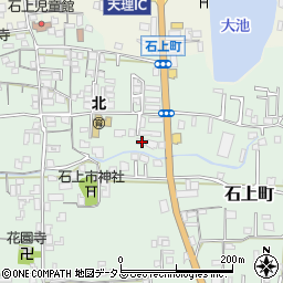 奈良県天理市石上町508周辺の地図
