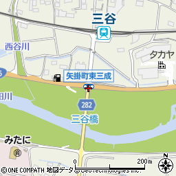 東三成周辺の地図