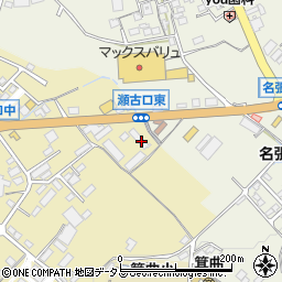 三重県名張市瀬古口629周辺の地図