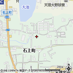 奈良県天理市石上町492周辺の地図