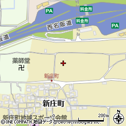 奈良県大和郡山市新庄町周辺の地図