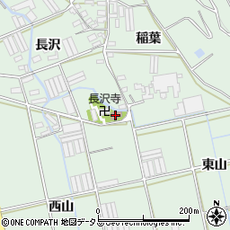 長沢公民館周辺の地図