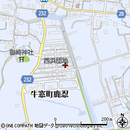 岡山県瀬戸内市牛窓町鹿忍847-47周辺の地図